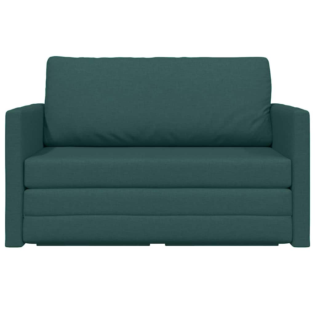 Canapé-Lit Vert foncé 124 x 71 x 78 cm tissu - XIOS