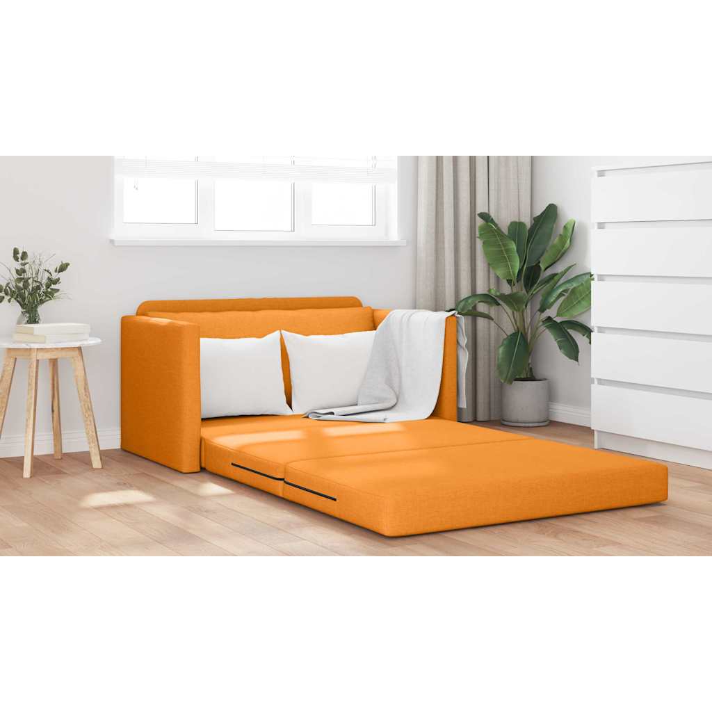 Canapé-Lit 110cm Jaune foncé tissu - XIOS