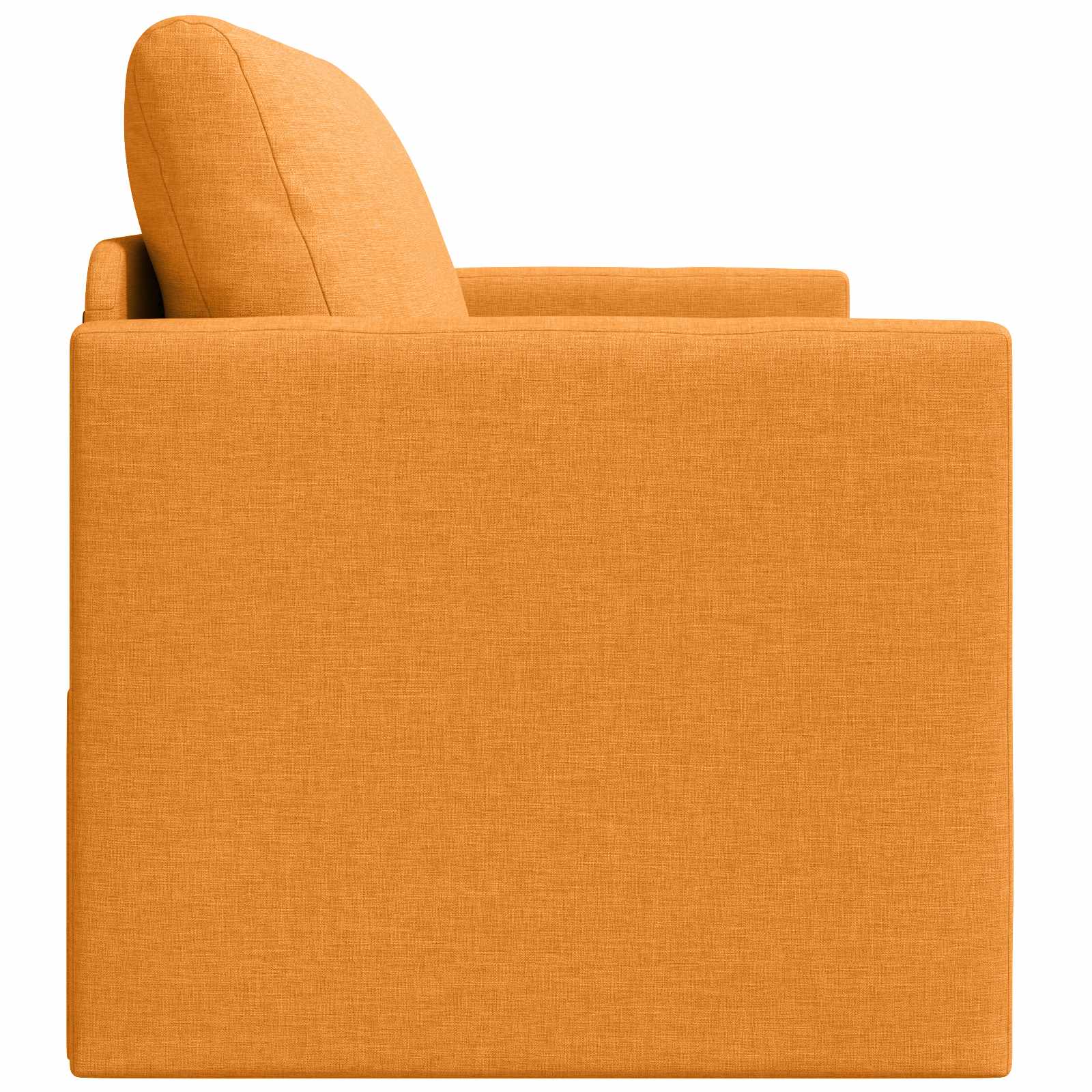 Canapé-Lit Jaune foncé 124 x 71 x 78 cm tissu