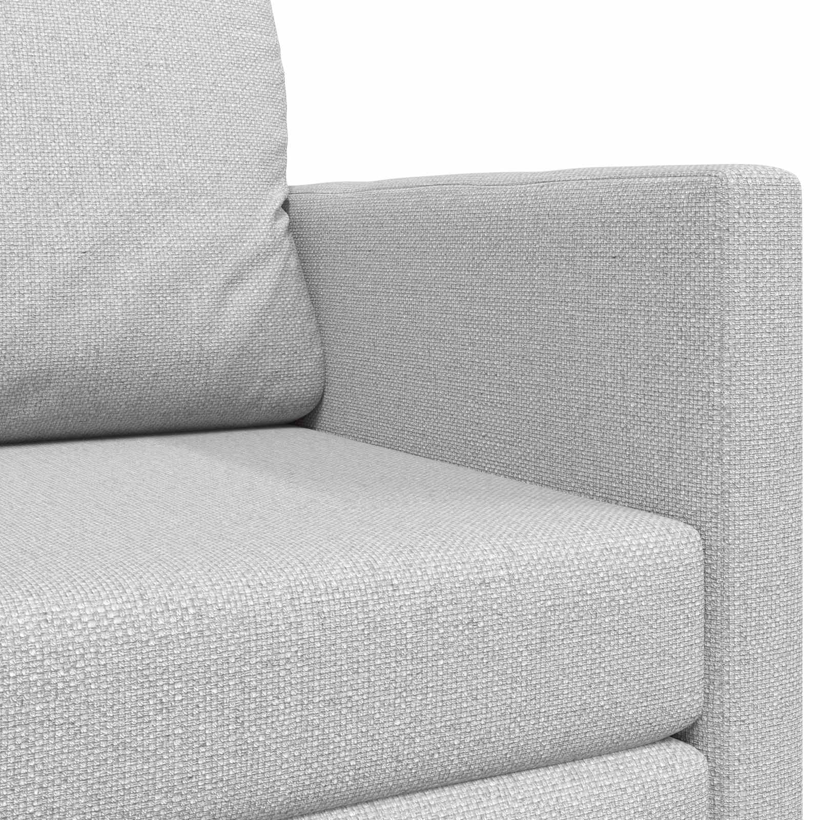 Canapé-Lit 110cm Gris nuage tissu - XIOS