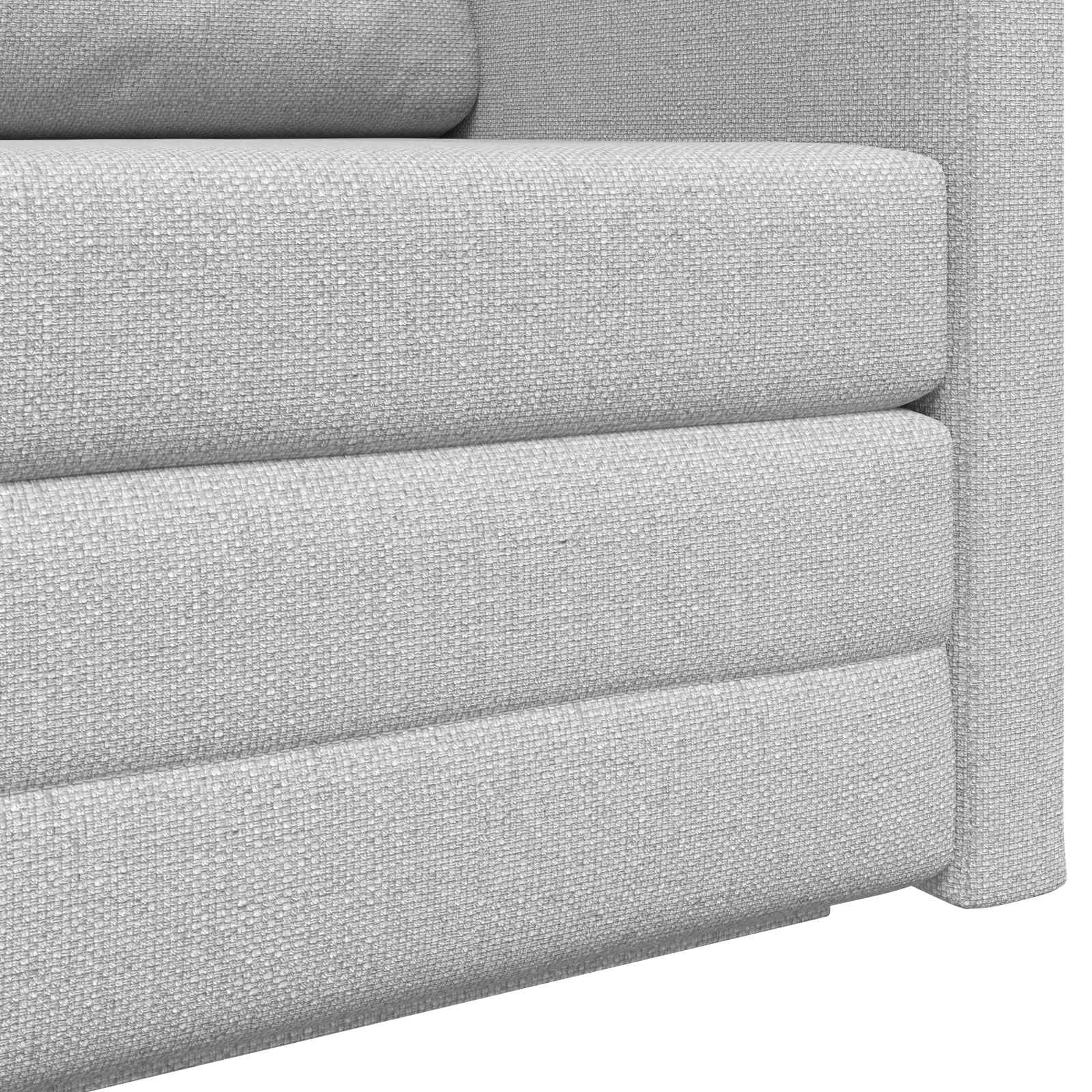 Canapé-Lit 110cm Gris nuage tissu - XIOS