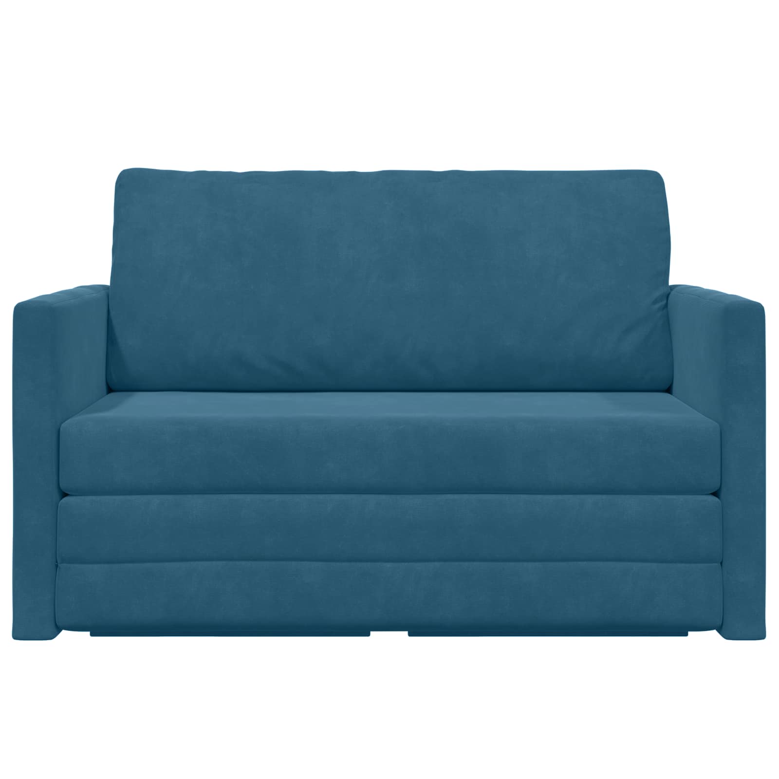 Canapé-Lit Bleu 124 x 71 x 78 cm Velours