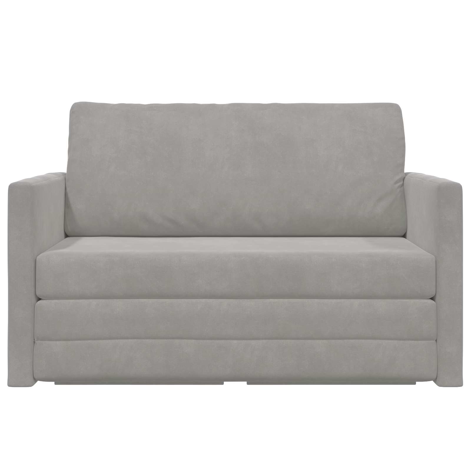 Canapé-Lit Gris clair 124 x 71 x 78 cm Velours