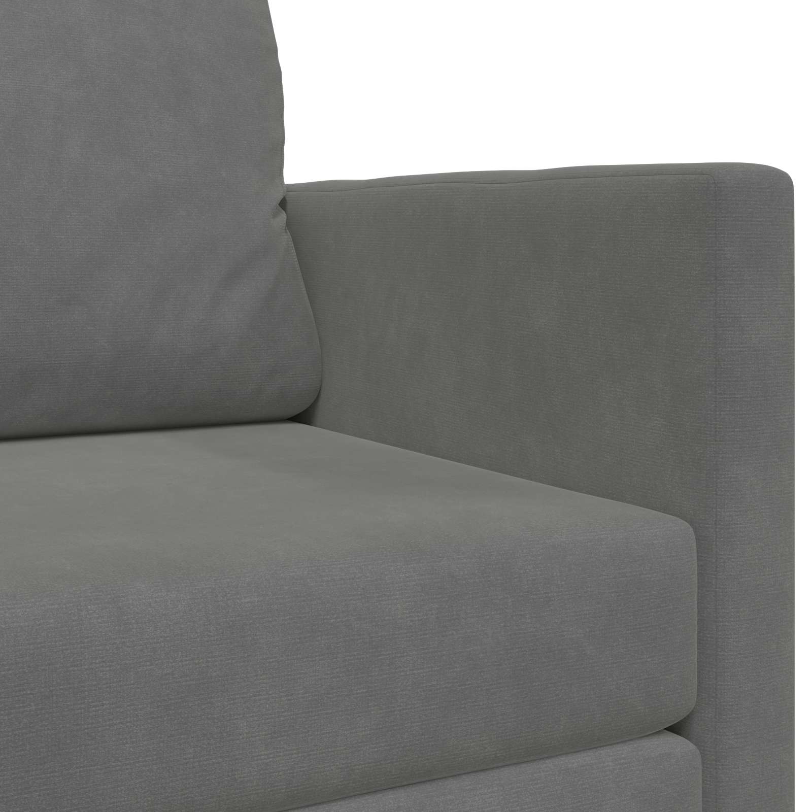 Canapé-Lit Gris foncé 124 x 71 x 78 cm Velours