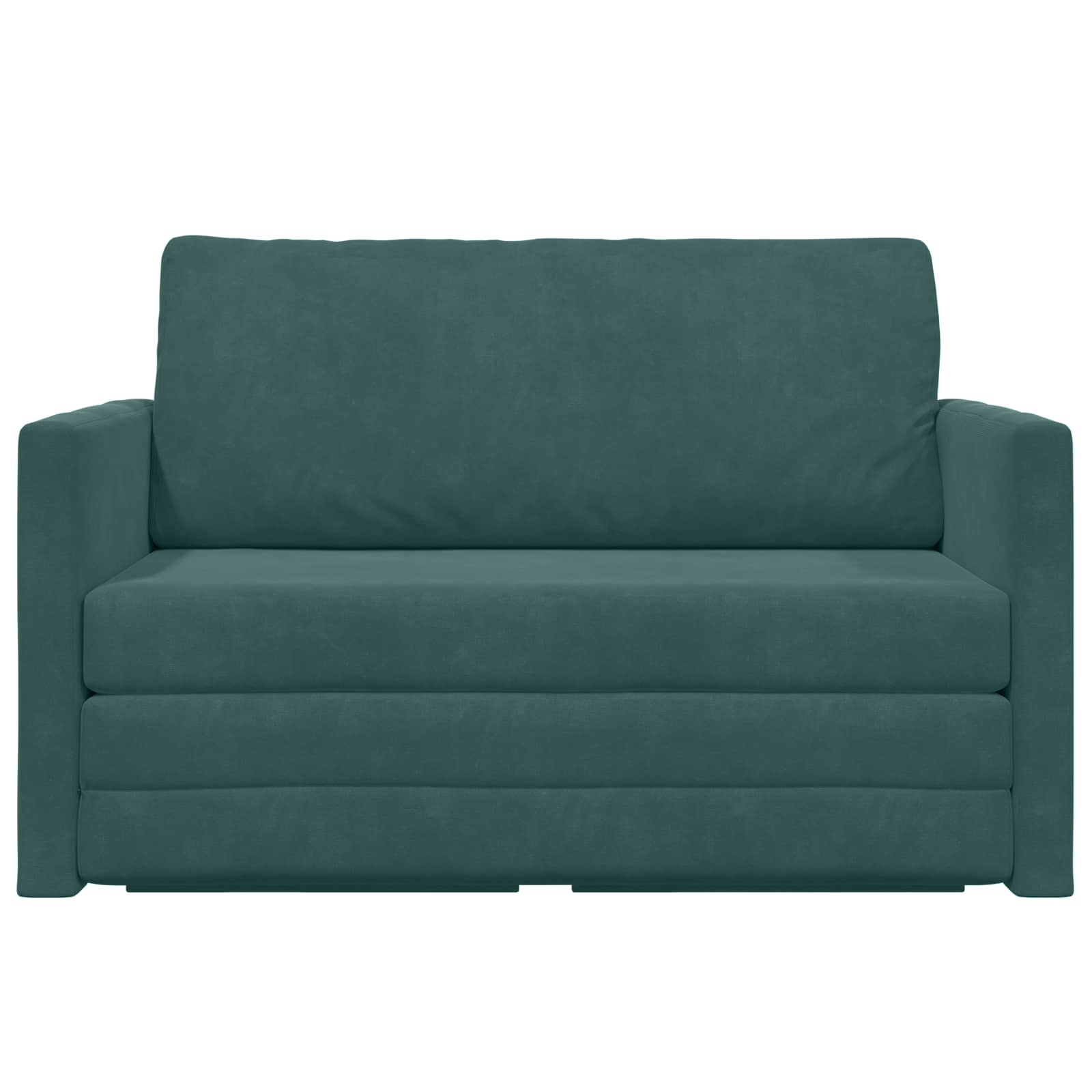 Canapé-Lit Vert foncé 124 x 71 x 78 cm Velours