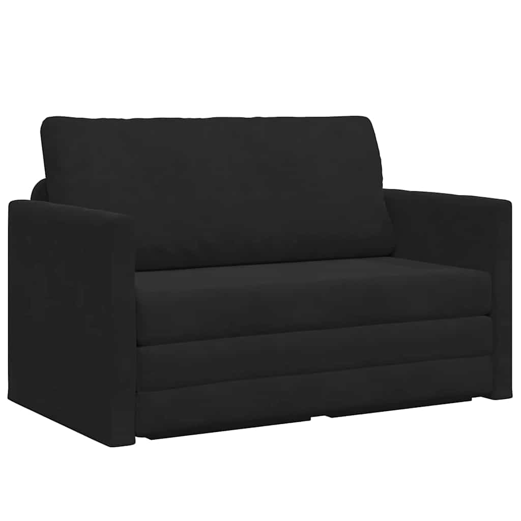 Canapé-Lit 110cm Noir Velours - XIOS