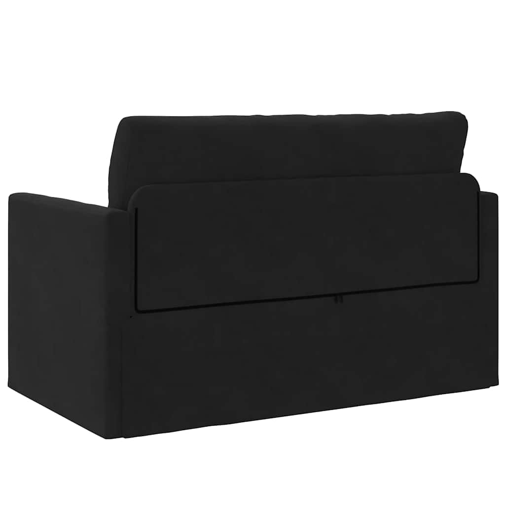 Canapé-Lit 110cm Noir Velours - XIOS