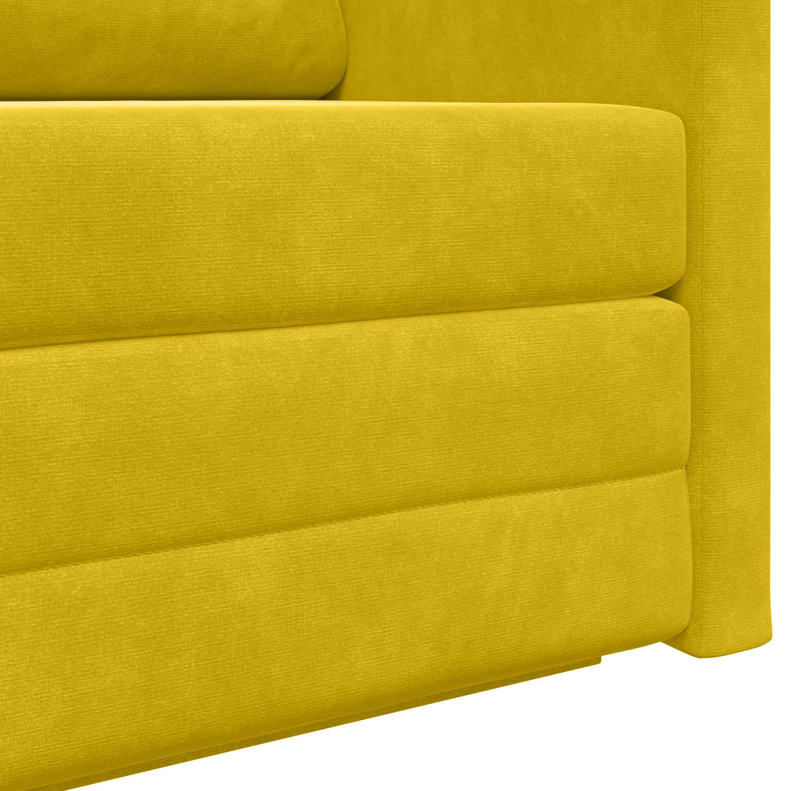Canapé-Lit Jaune tournesol 124 x 71 x 78 cm Velours
