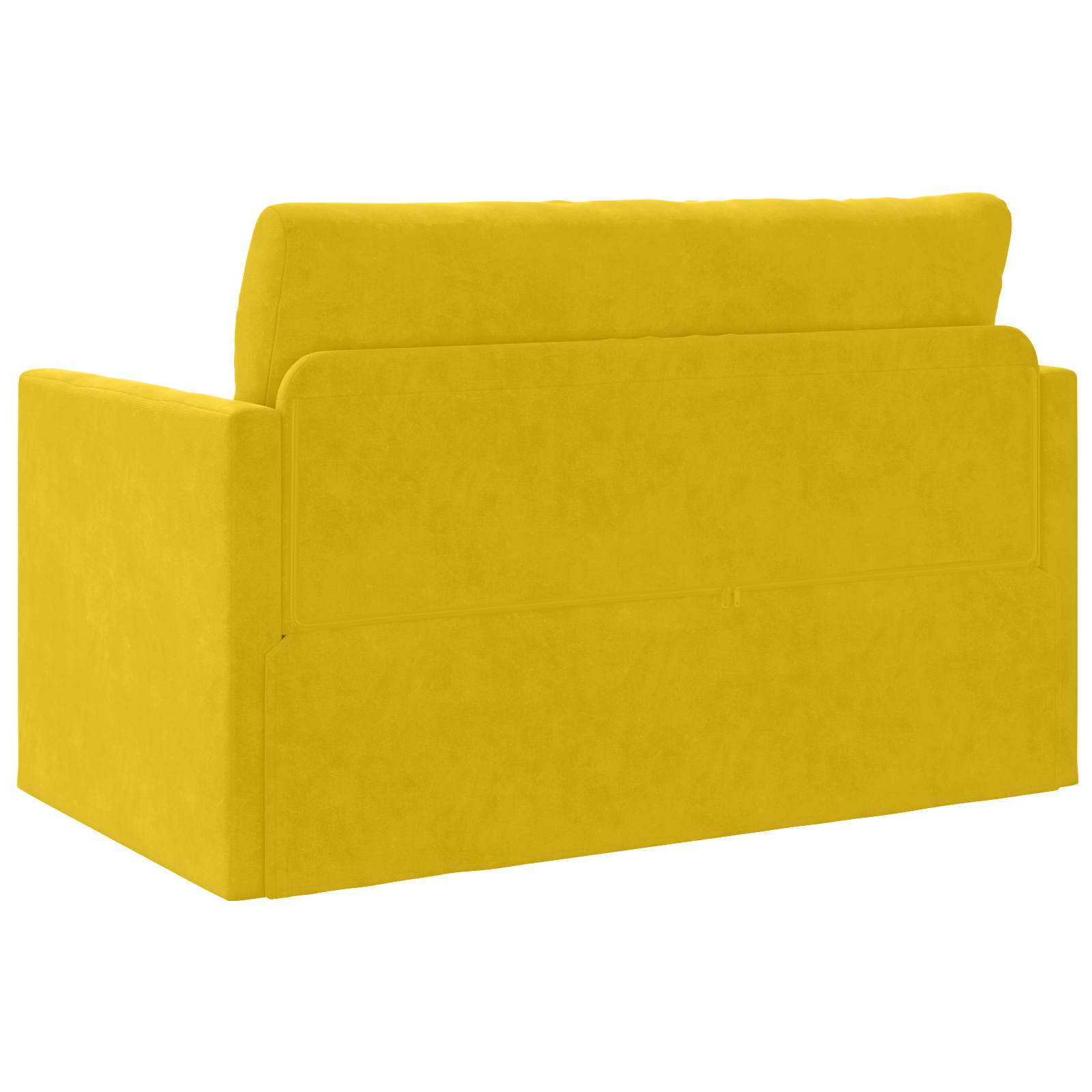 Canapé-Lit Jaune tournesol 124 x 71 x 78 cm Velours