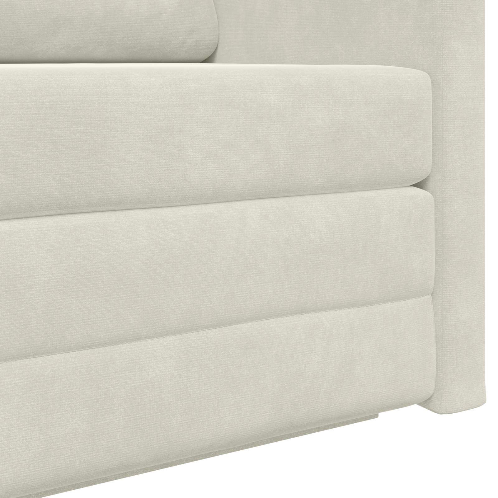 Canapé-Lit Crème 124 x 71 x 78 cm Velours