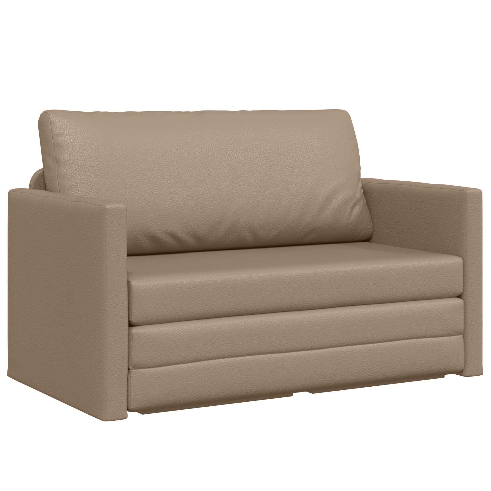 Canapé-Lit 110cm Cappuccino Simili cuir - XIOS