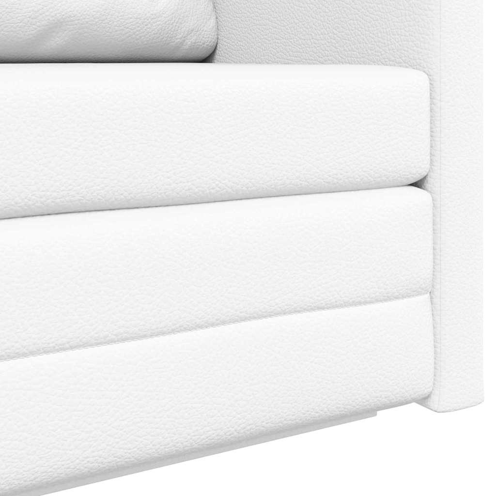 Canapé-Lit 110cm Blanc Simili cuir - XIOS