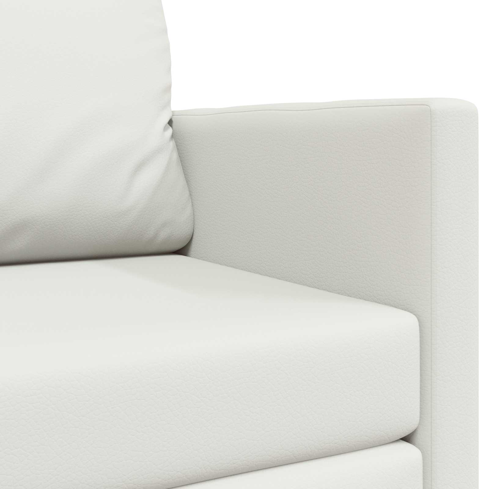 Canapé-Lit Blanc 124 x 71 x 78 cm Simili cuir