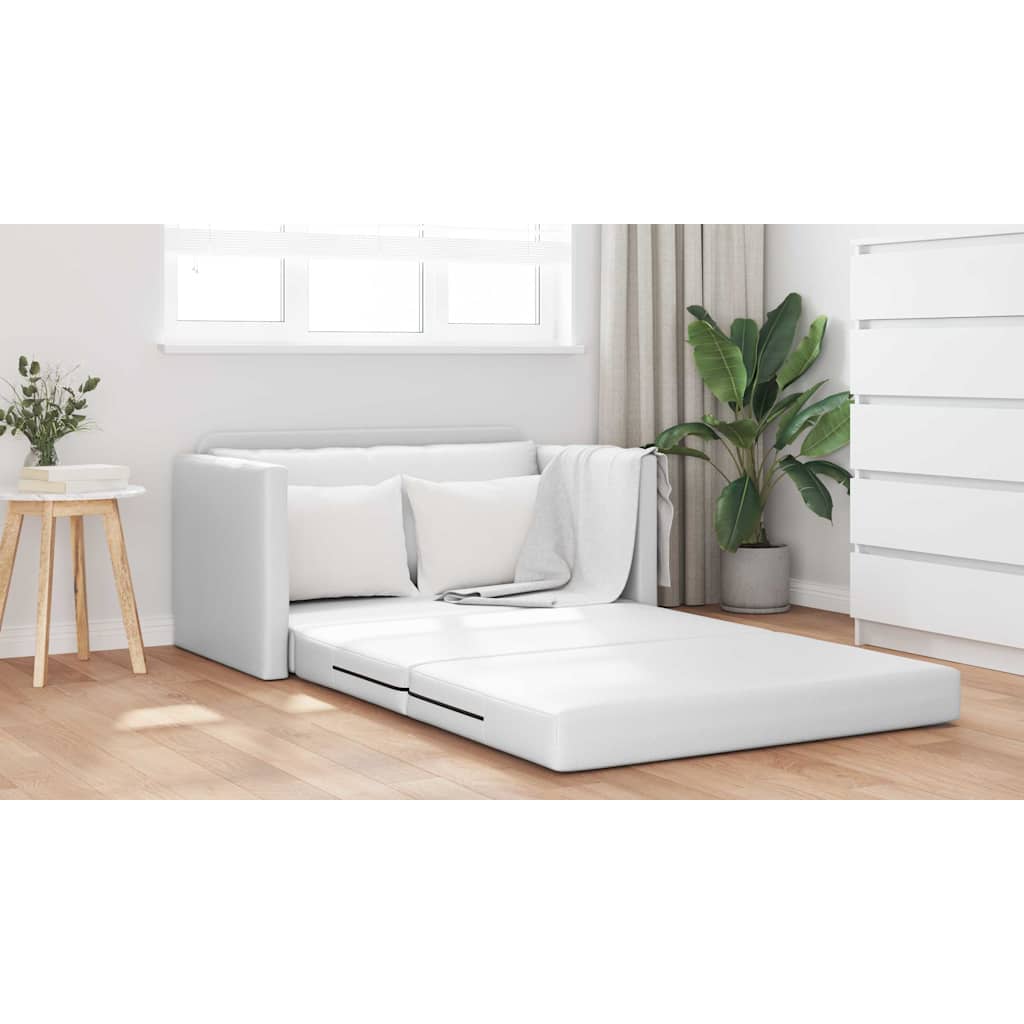 Canapé-Lit 110cm Blanc Simili cuir - XIOS