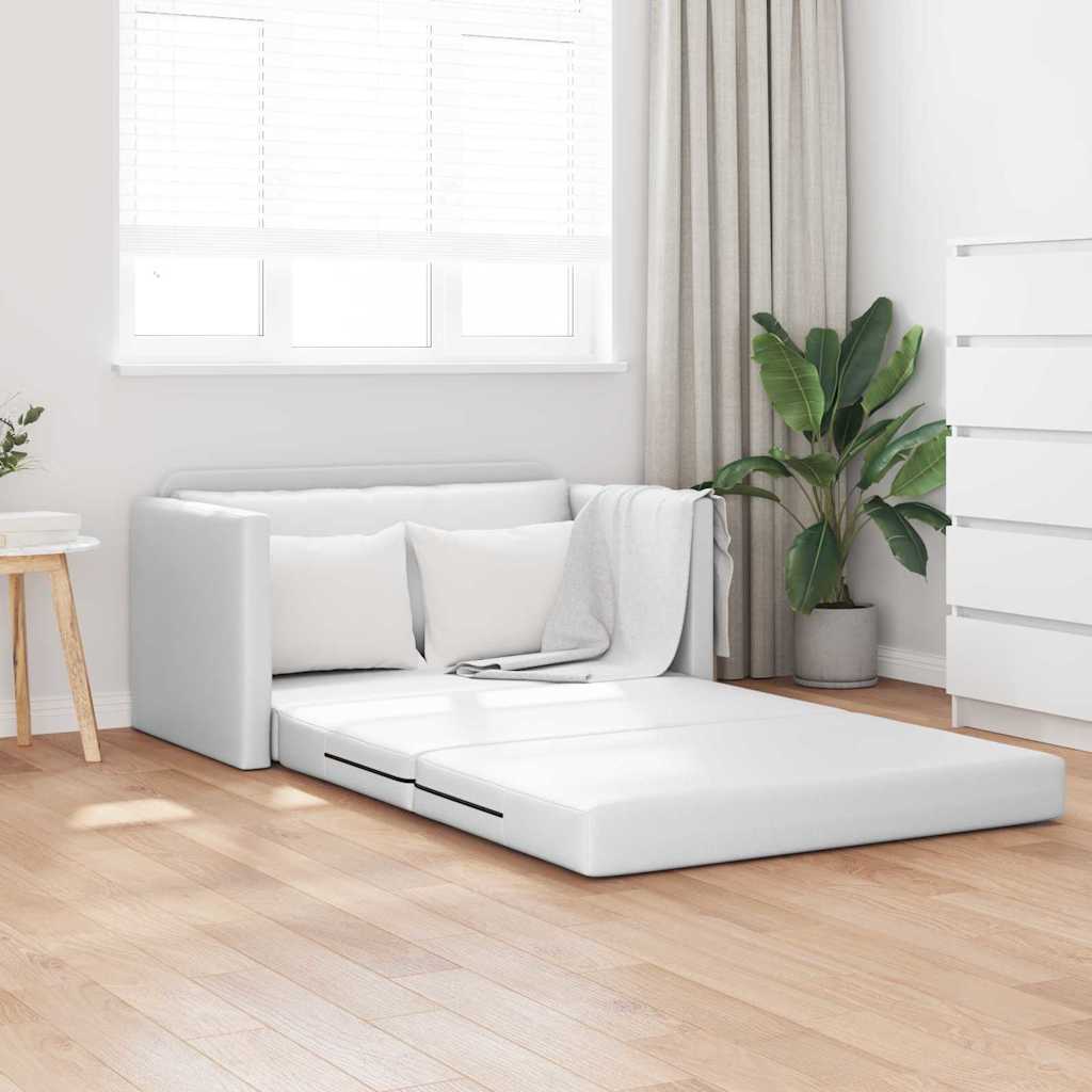Canapé-Lit 110cm Blanc Simili cuir - XIOS