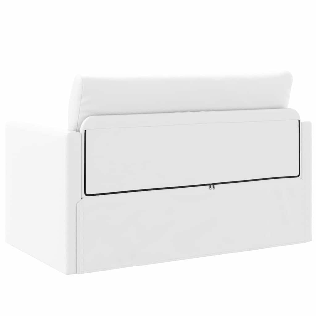 Canapé-Lit 110cm Blanc Simili cuir - XIOS