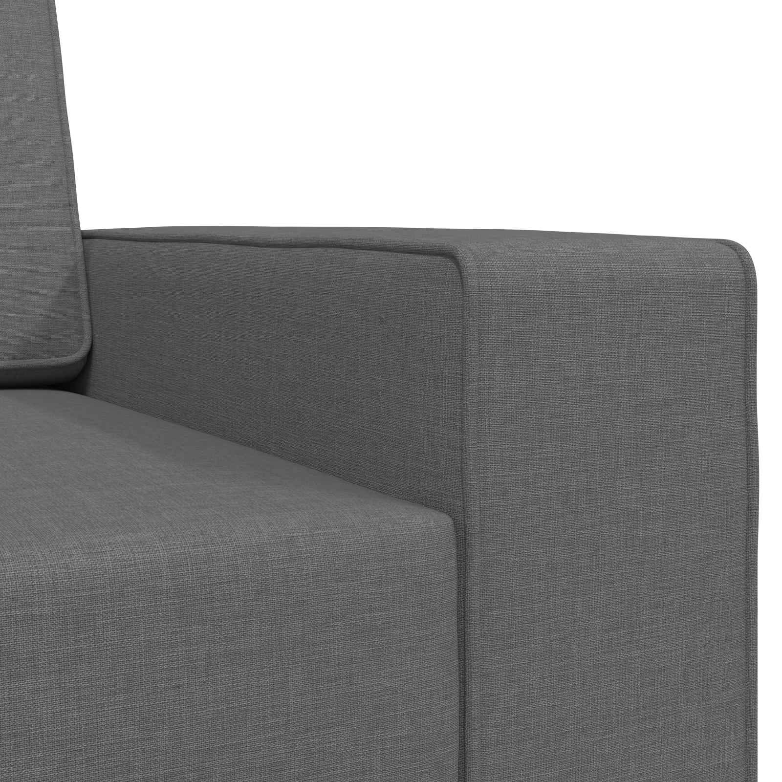 Canapé-Lit Gris foncé 245 x 78 x 77 cm tissu - XIOS