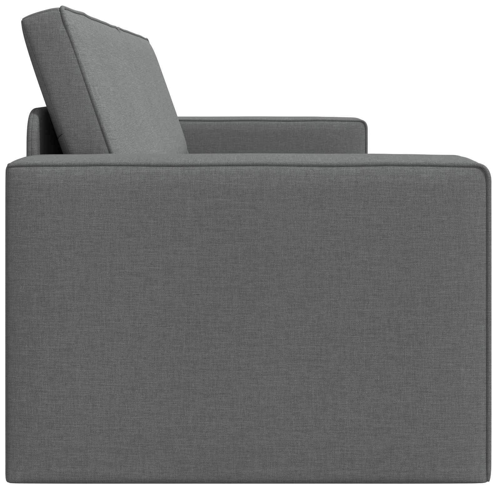 Canapé-Lit Gris foncé 245 x 78 x 77 cm tissu - XIOS