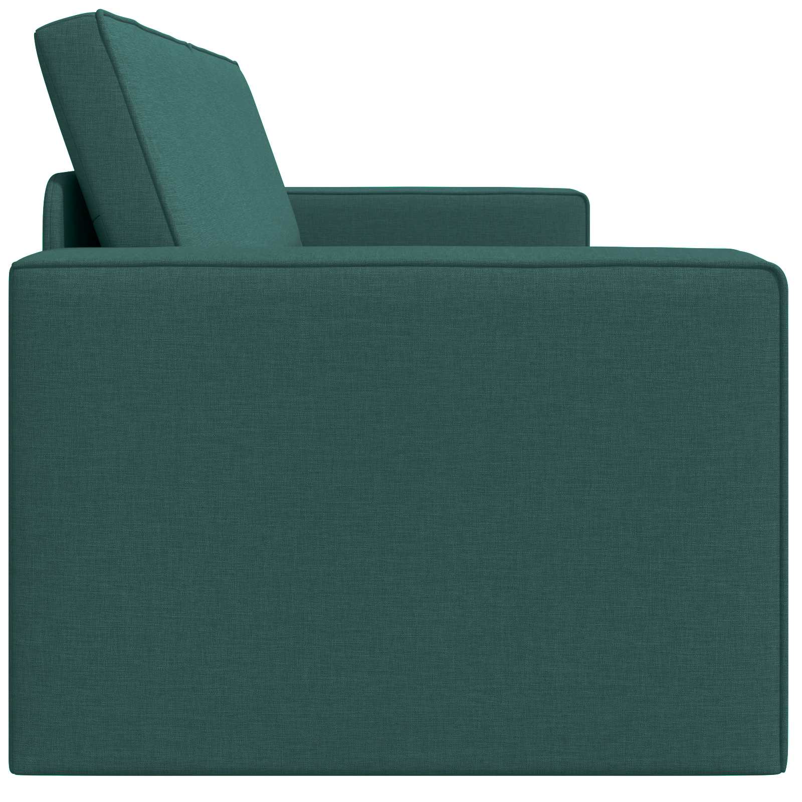 Canapé-Lit Vert foncé 245 x 78 x 77 cm tissu