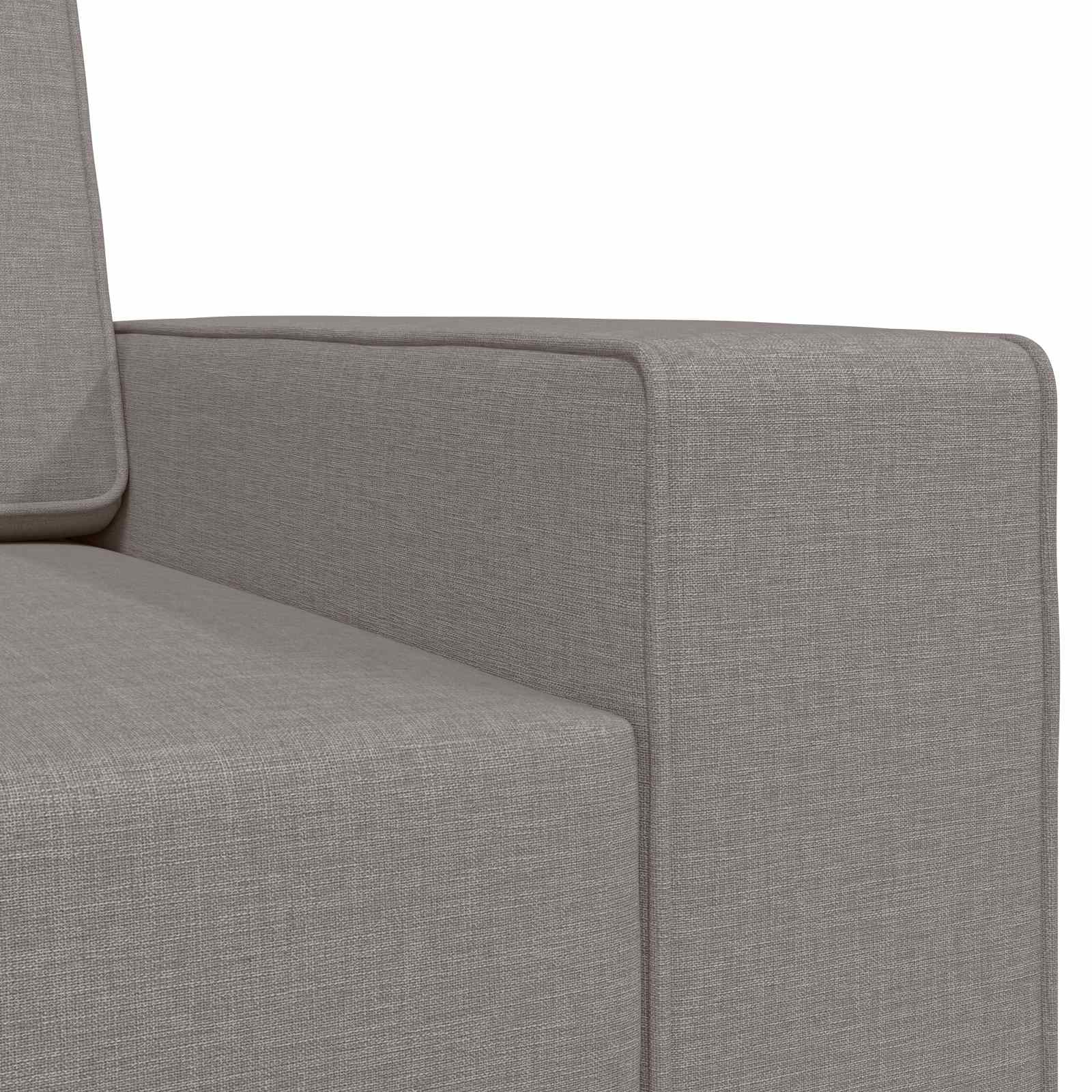 Canapé-Lit Taupe 245 x 78 x 77 cm tissu - XIOS