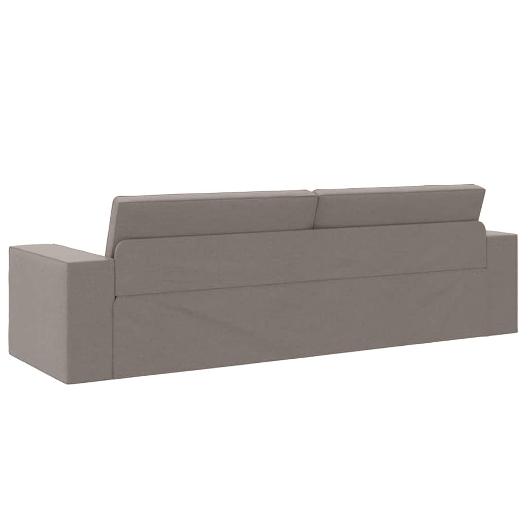 Canapé-lit Taupe 245 x 78 x 77 cm tissu - XIOS