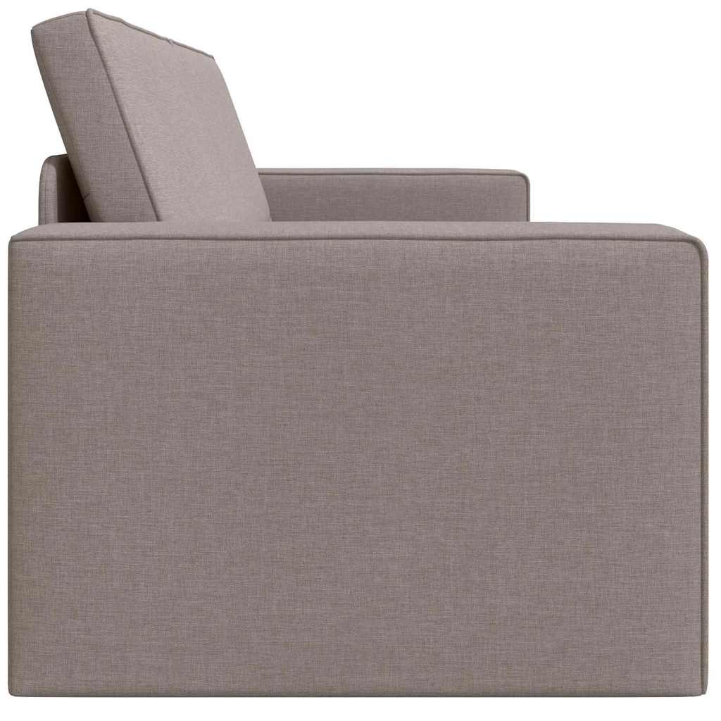 Canapé-lit Taupe 245 x 78 x 77 cm tissu - XIOS