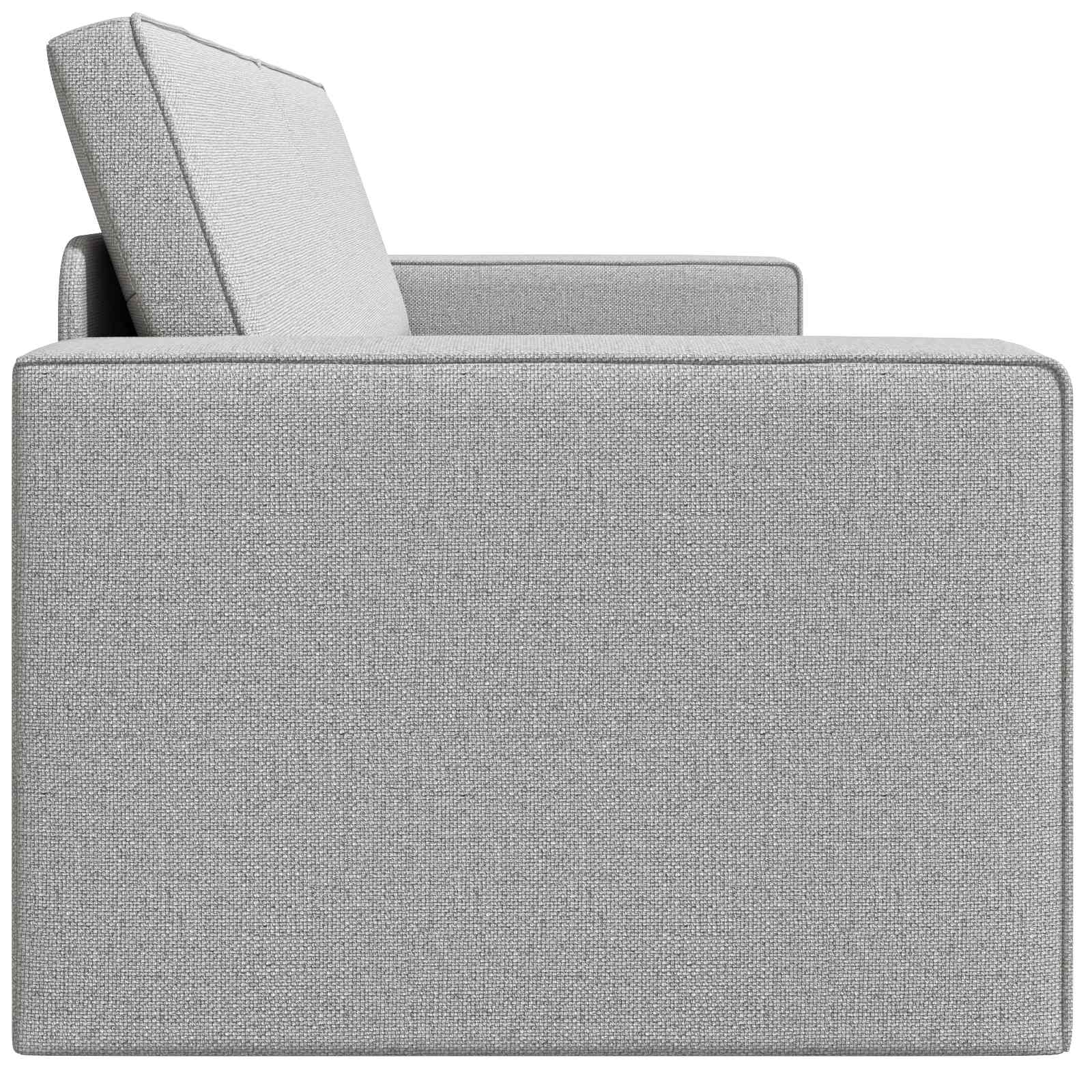 Canapé-Lit Gris nuage 245 x 78 x 77 cm tissu - XIOS