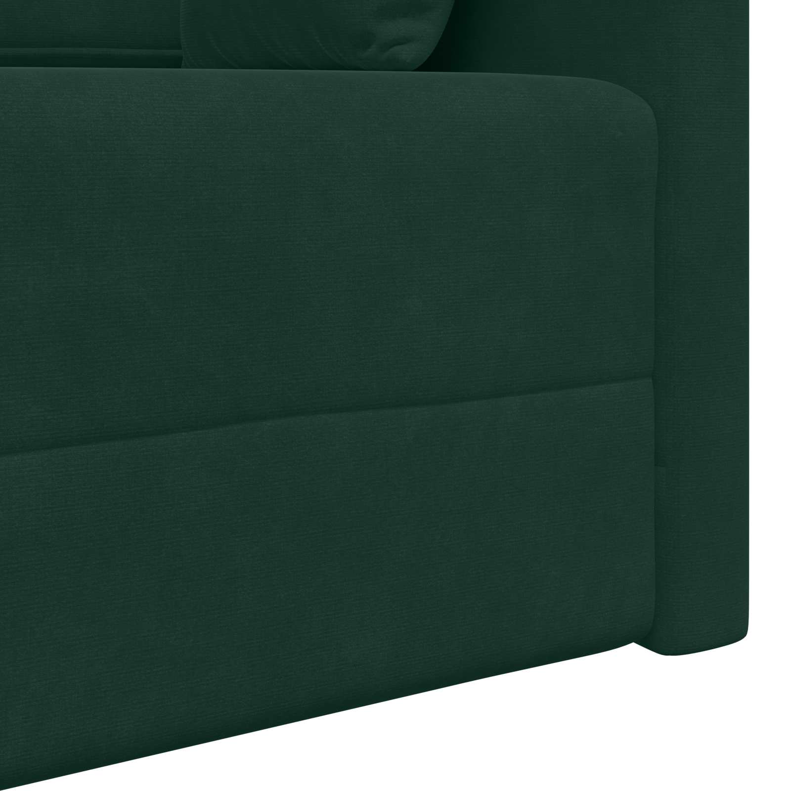 Canapé-lit au sol Vert foncé 213 x 70 x 77 cm Velours