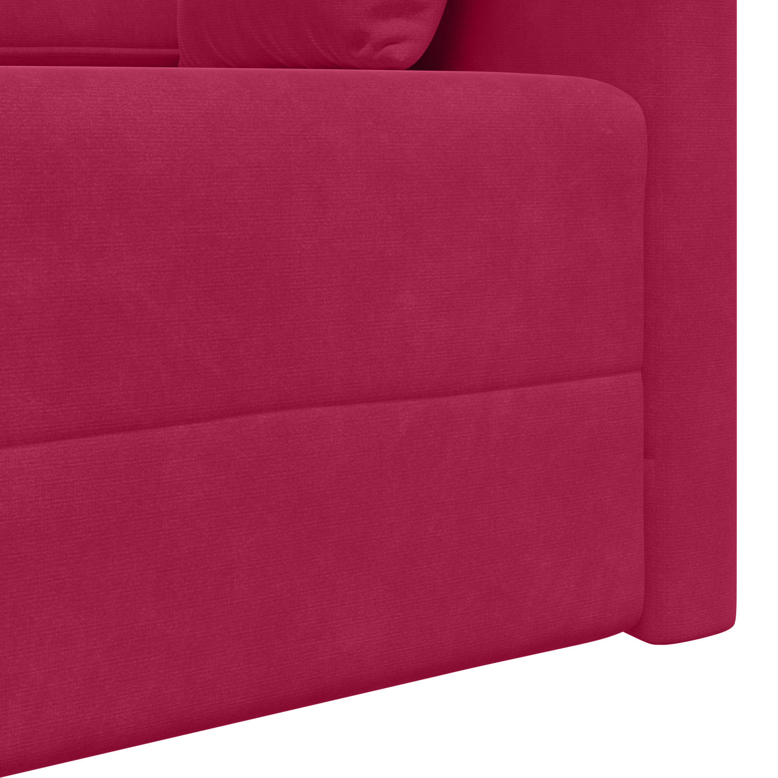 Canapé-lit au sol Bordeaux 213 x 70 x 77 cm Velours - XIOS