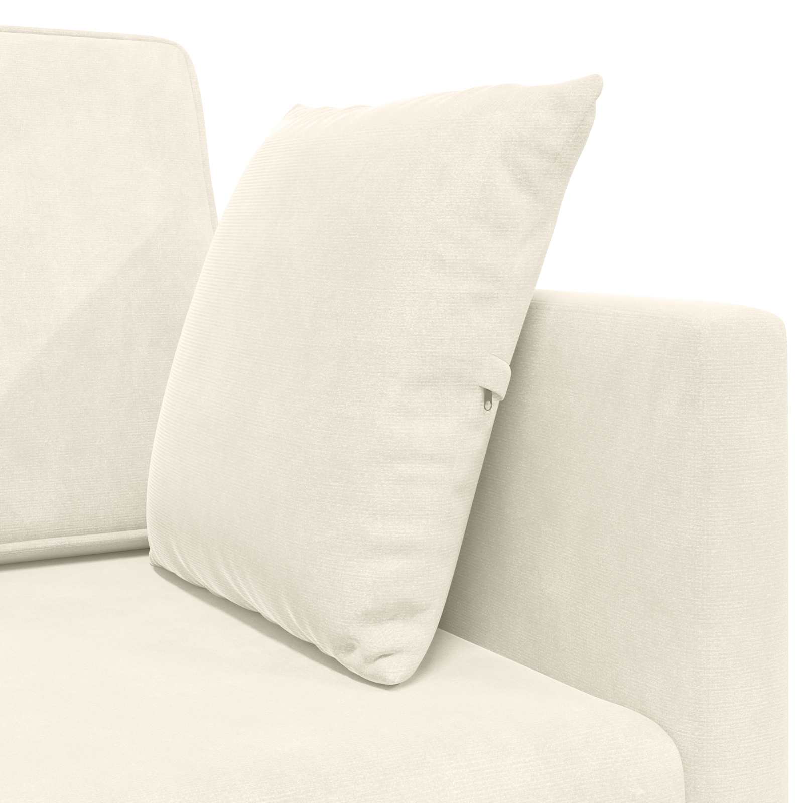 Canapé-lit au sol Crème 213 x 70 x 77 cm Velours - XIOS