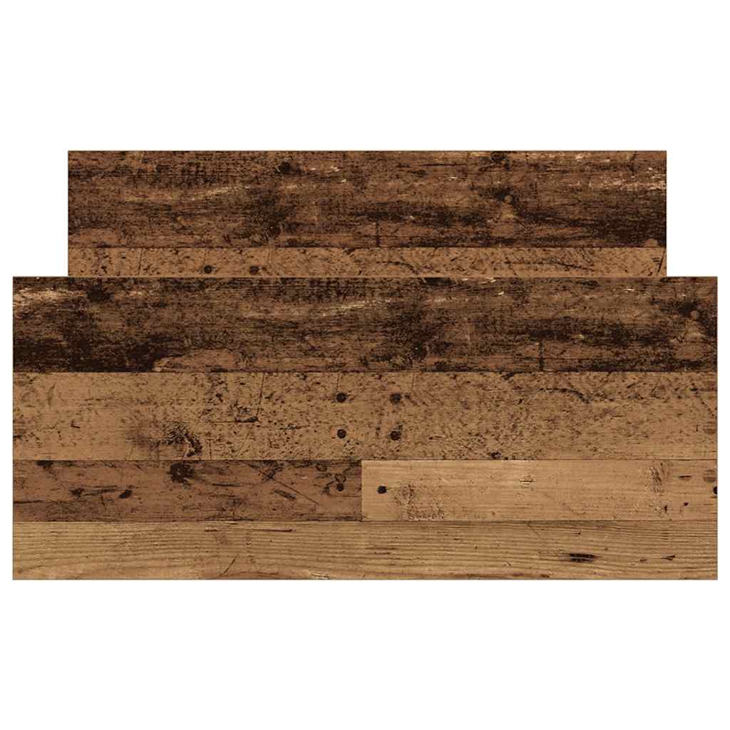 Cadre de lit sans matelas vieux bois 90x190 cm bois ingénierie - XIOS