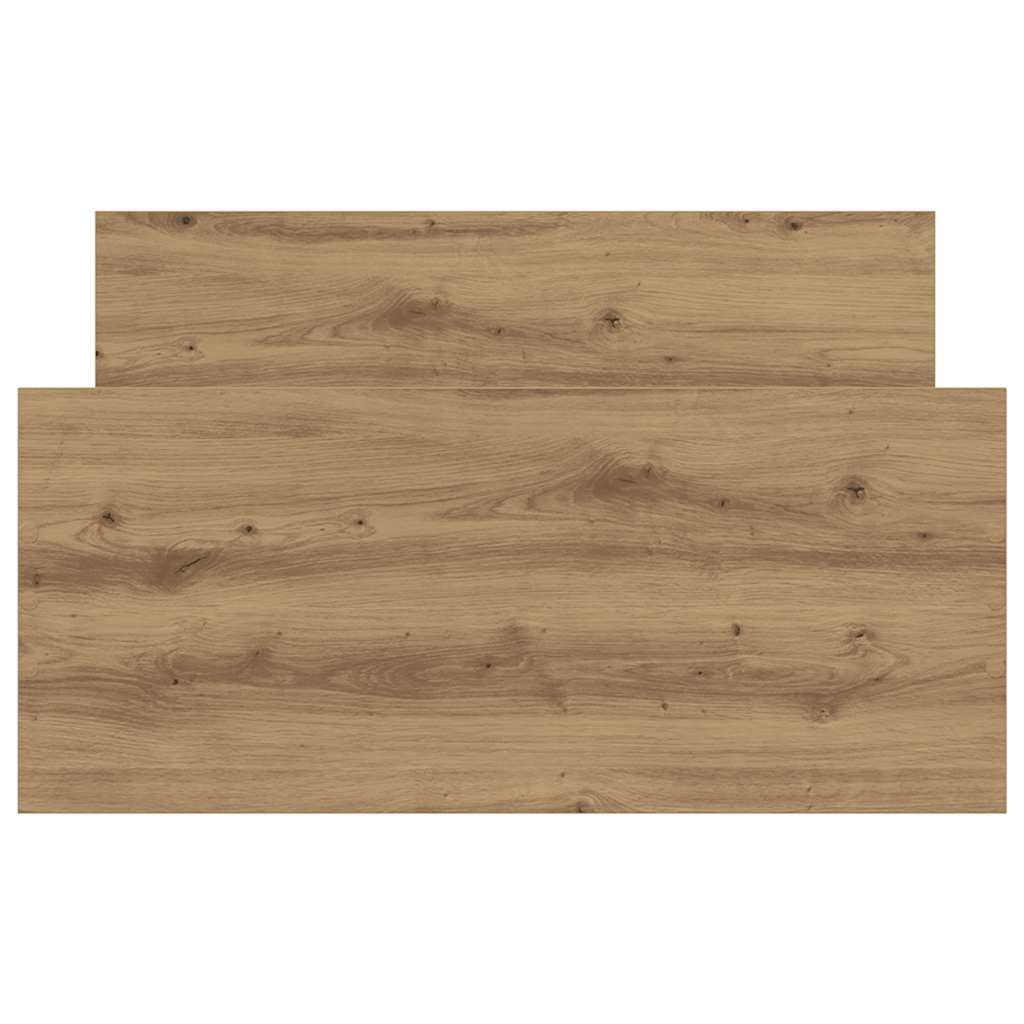 Cadre de lit sans matelas chêne artisanal 90x190 cm - XIOS