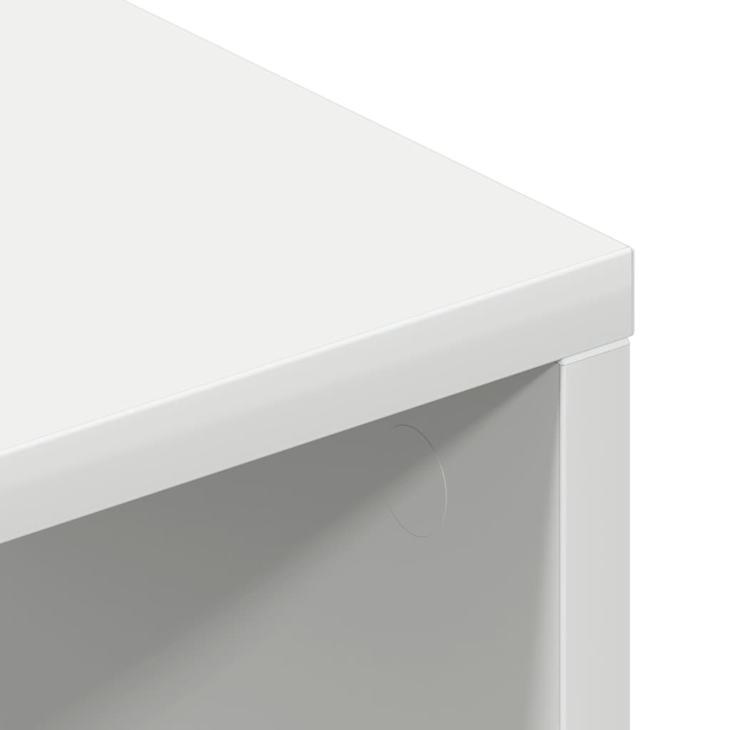 Meuble TV Blanc 100 x 40 x 40 cm Aggloméré - XIOS