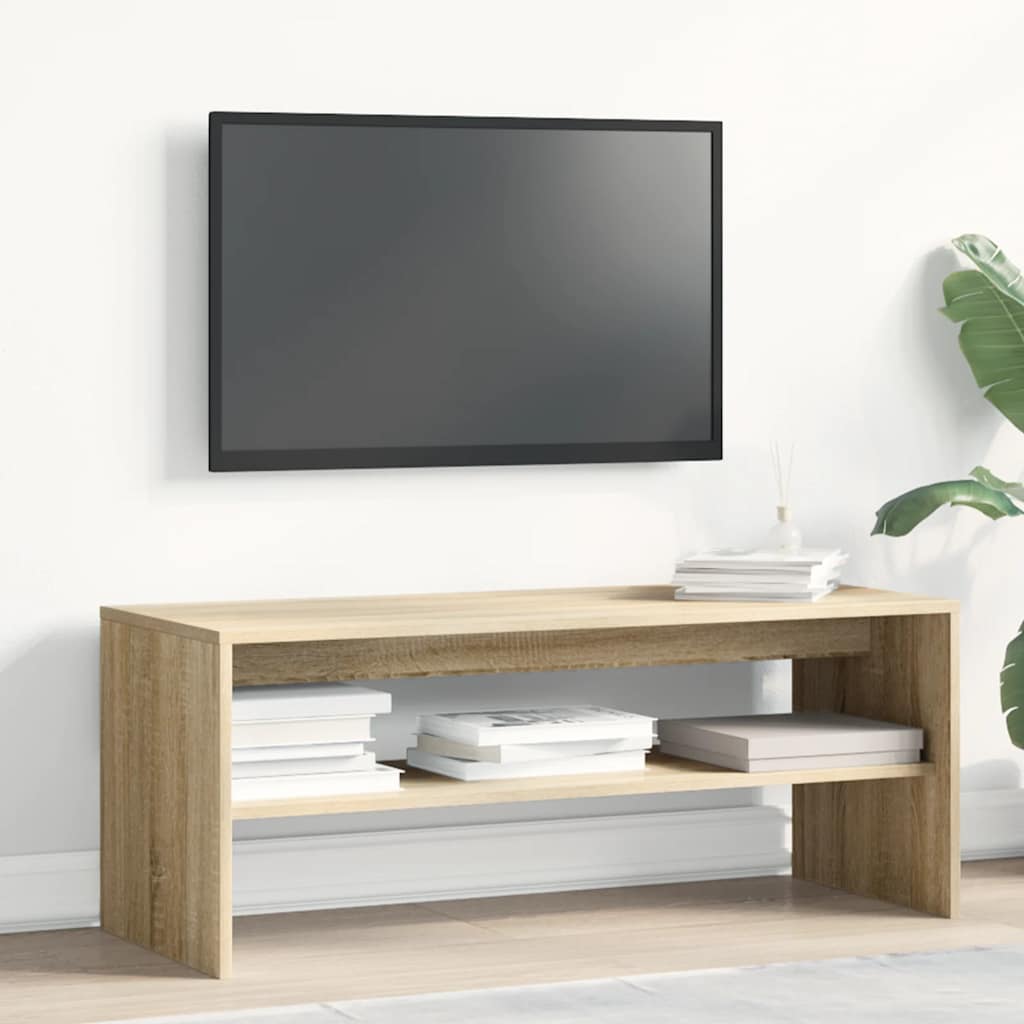 Meuble TV Chêne sonoma 100 x 40 x 40 cm Aggloméré - XIOS