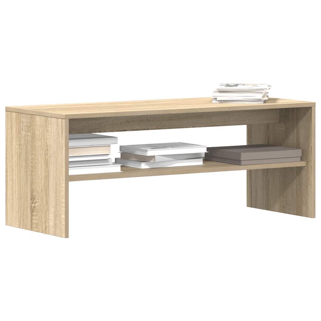 Meuble TV Chêne sonoma 100 x 40 x 40 cm Aggloméré - XIOS