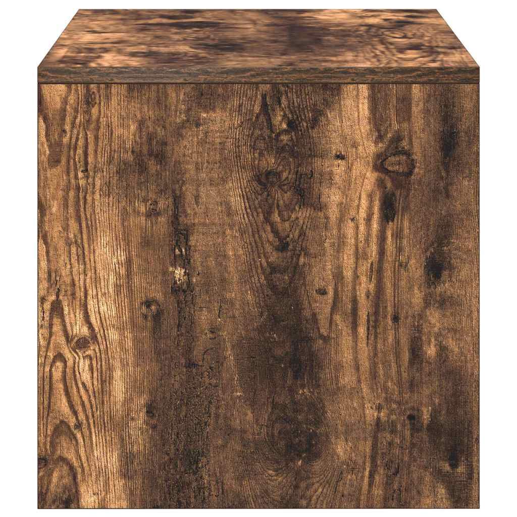 Meuble TV Chêne fumé 100x40x40 cm Bois d'ingénierie - XIOS