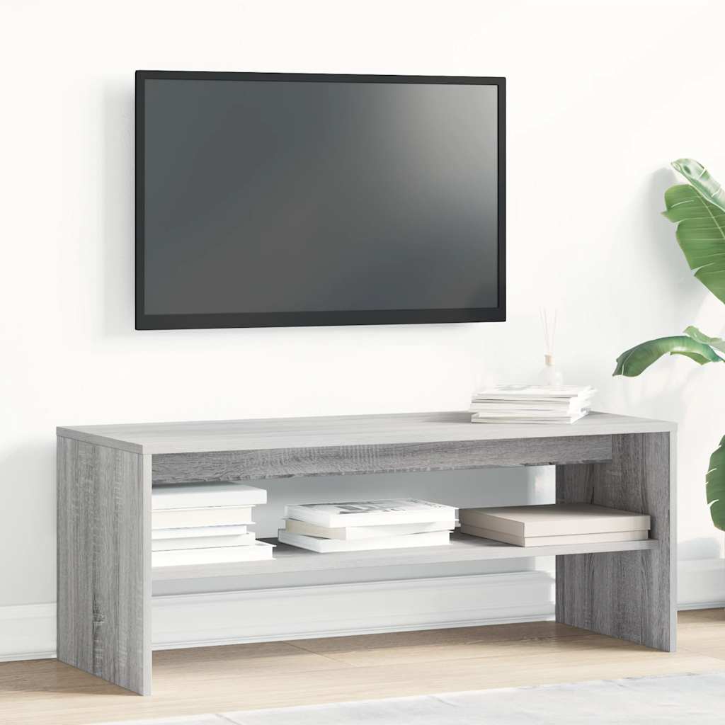 Meuble TV Sonoma gris 100x40x40 cm Bois d'ingénierie - XIOS
