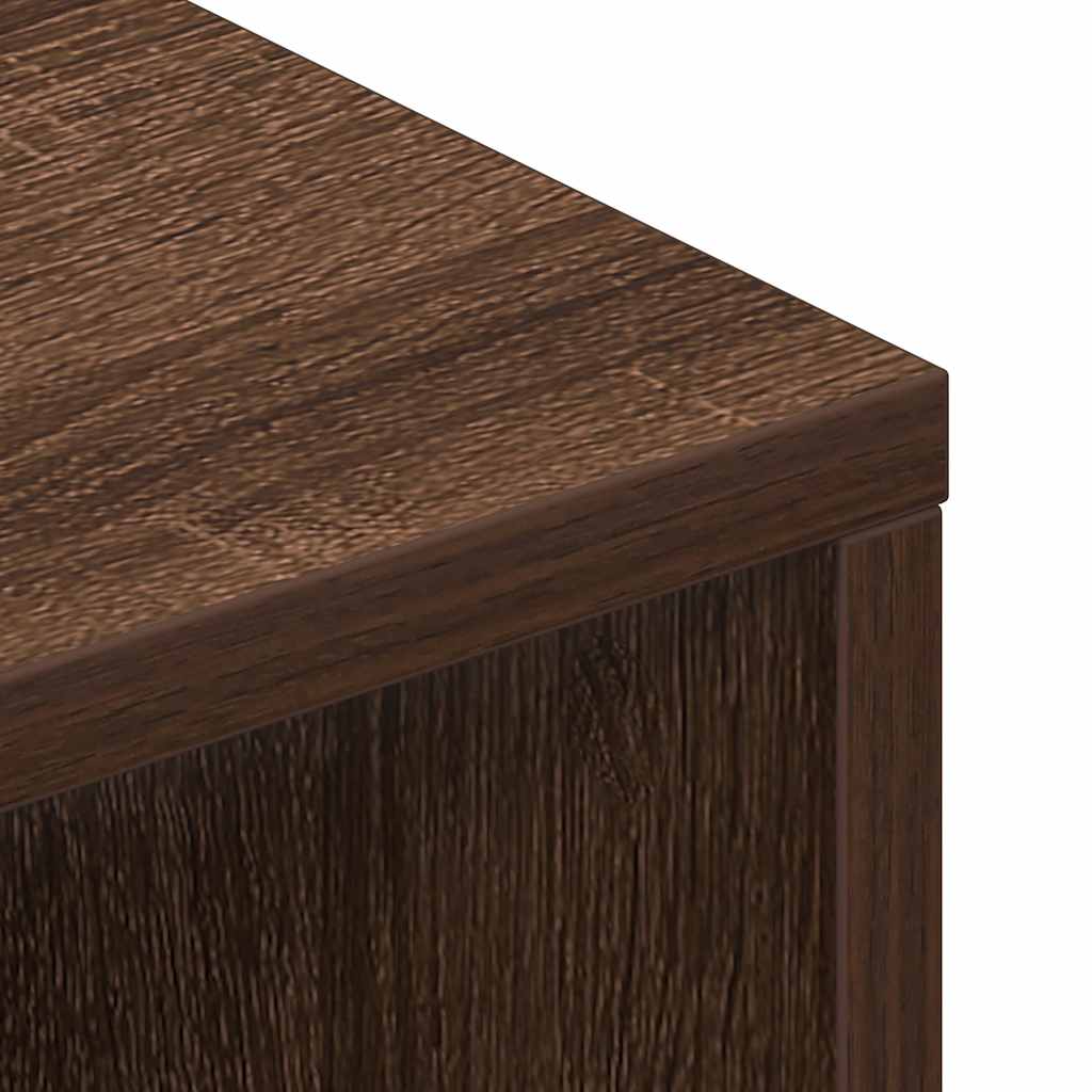 Meuble TV Chêne marron 100x40x40 cm Bois d'ingénierie - XIOS