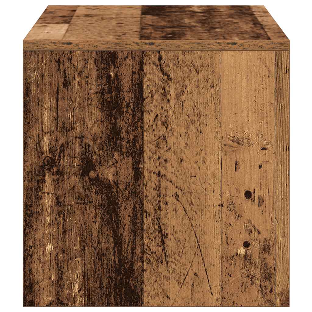 Meuble TV vieux bois 100x40x40 cm bois d'ingénierie - XIOS