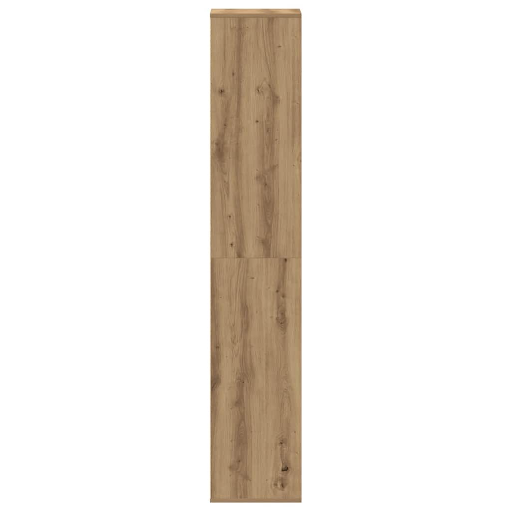 Meuble à chaussures chêne artisanal 54x34x183cm bois ingénierie - XIOS