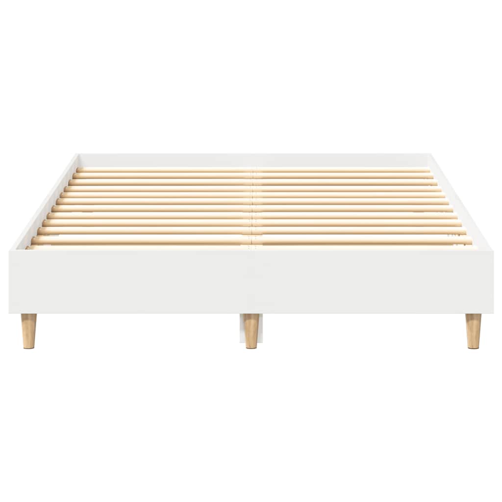 Cadre de lit sans matelas blanc 120x200 cm bois ingénierie - XIOS