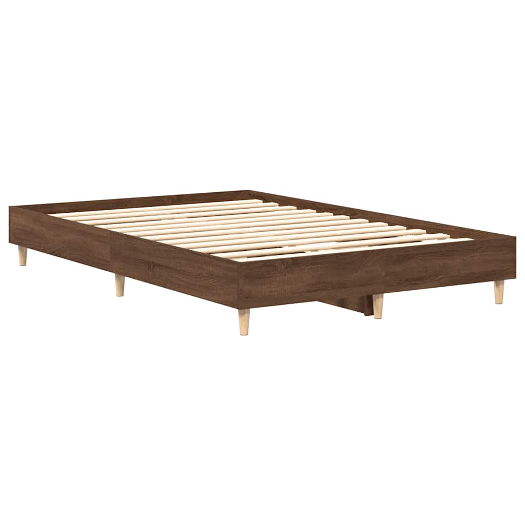 Cadre de lit sans matelas chêne marron 120x200 cm - XIOS