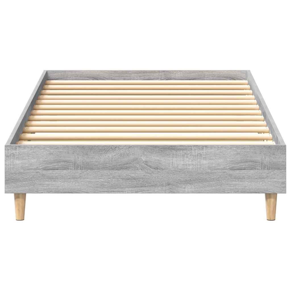 Cadre de lit sans matelas sonoma gris 100x200 cm - XIOS