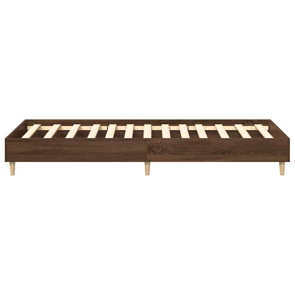 Cadre de lit sans matelas chêne marron 100x200 cm - XIOS