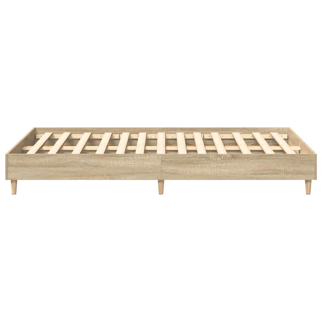 Cadre de lit sans matelas chêne sonoma 120x190 cm - XIOS