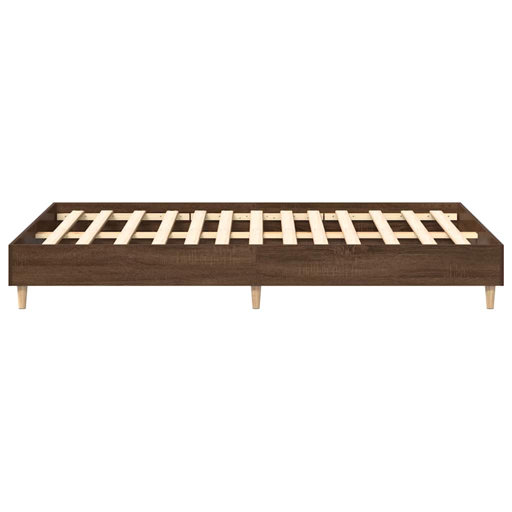 Cadre de lit sans matelas chêne marron 120x190 cm - XIOS