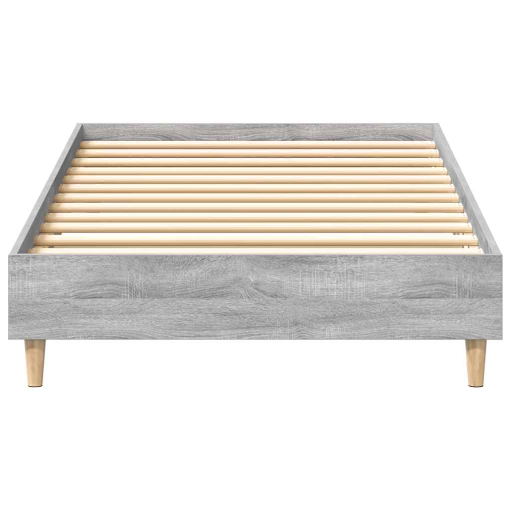 Cadre de lit sans matelas sonoma gris 75x190 cm - XIOS