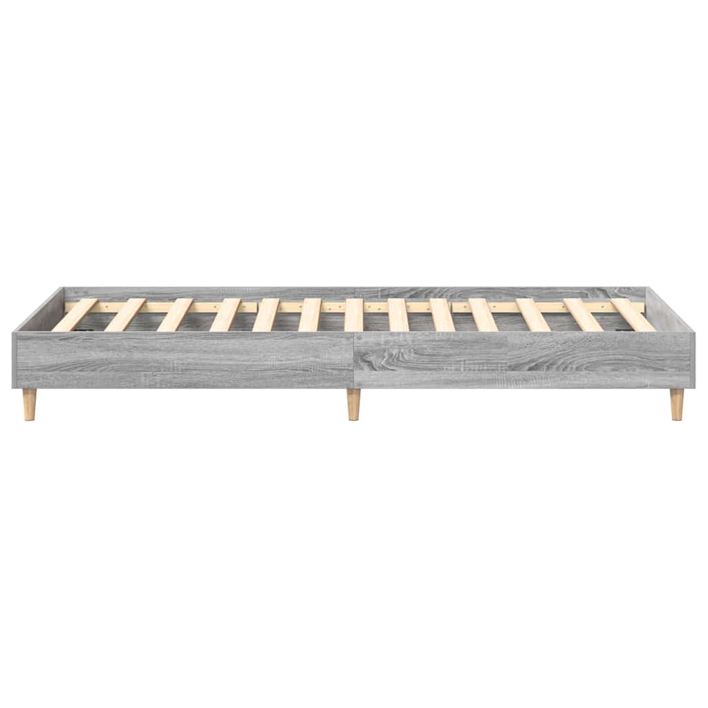 Cadre de lit sans matelas sonoma gris 75x190 cm - XIOS