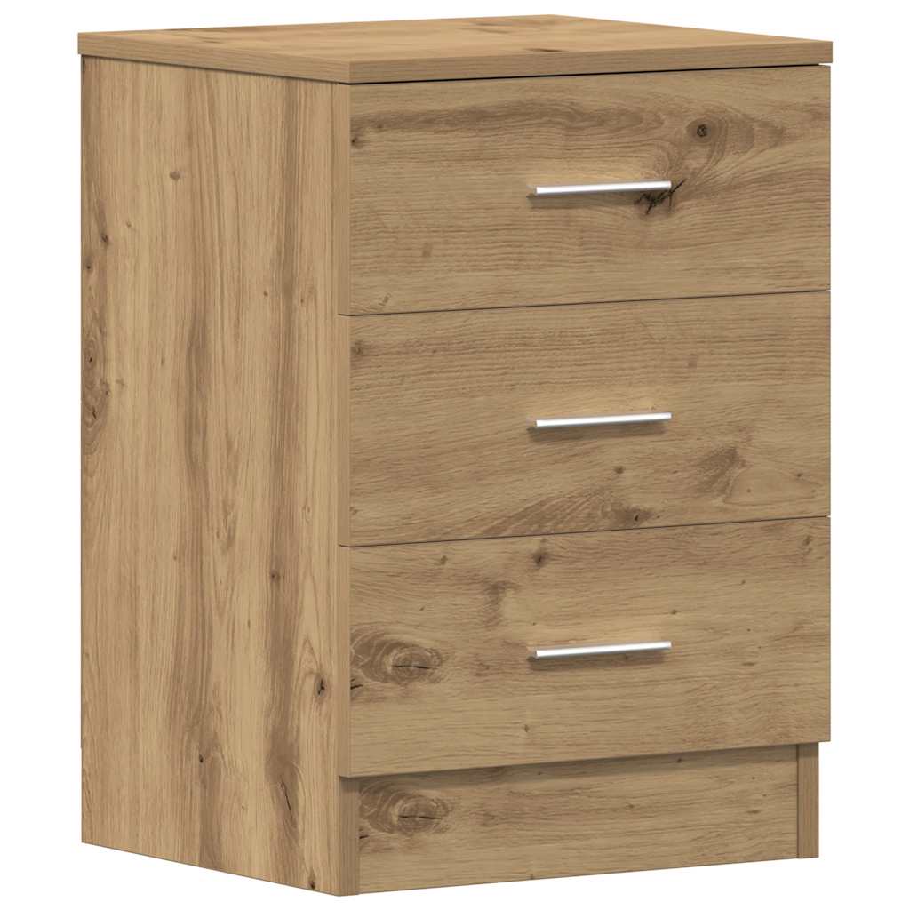 Tables de chevet 2 pcs chêne artisanal 38x35x55 cm - XIOS