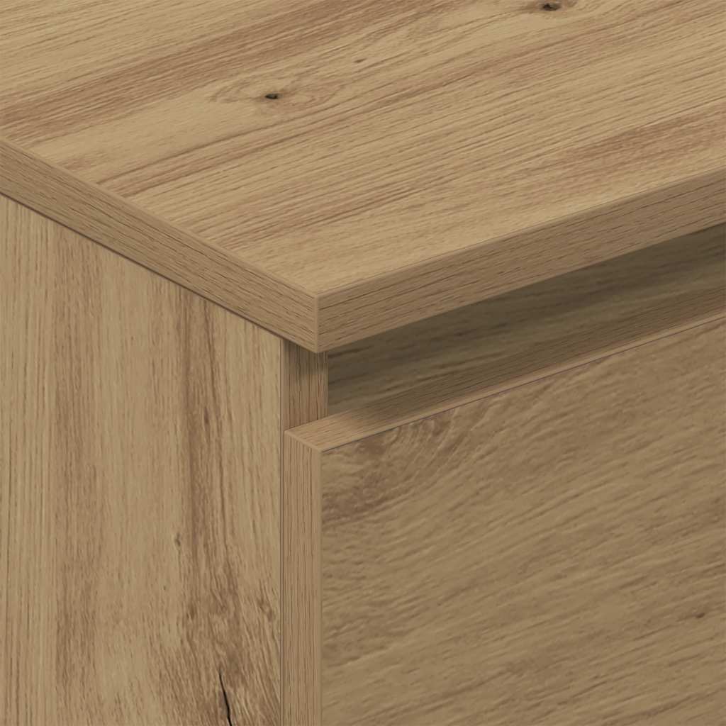 Buffet chêne artisanal 60x35x98,5 cm bois d'ingénierie - XIOS